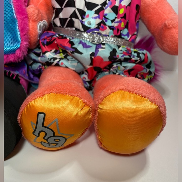 20" Build A Bear Honey Girl Risa Pink & Misha Rock Stars Singing Plushes BAB - Picture 8 of 13